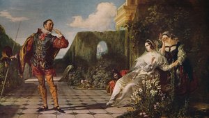 Malvolio y la condesa, c1840, c1915