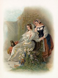 Olivia y María de Noche de Reyes de Daniel Maclise