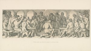 Guillermo confiere a Harold la dignidad de caballero normando de Daniel Maclise