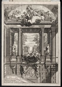 Staircase at the Palace of Voorst in Holland de Daniel Marot