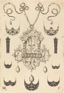 Colgante Rodeado por Siete Escudos y Dos Bandas Ornamentales de Daniel Mignot
