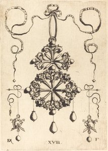 Colgante con dos cruces dobles