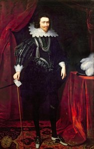 Retrato de George Villiers, 1er Duque de Buckingham de Daniel Mytens