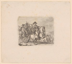 Salida del ejército prusiano de Daniel Nikolaus Chodowiecki