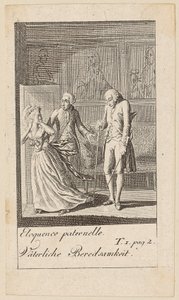 Lámina 2 de "Karoline von Lichfield" de Daniel Nikolaus Chodowiecki