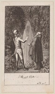 Lámina 7 para la "Eneida" de Blumauer de Daniel Nikolaus Chodowiecki