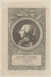 Retrato de Andreas Boehm de Daniel Nikolaus Chodowiecki
