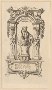 Grabado en cobre de la portada de «El elogio de la locura», de Erasmo de Daniel Nikolaus Chodowiecki