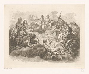 Colección de dioses en el Olimpo de Daniel Nikolaus Chodowiecki