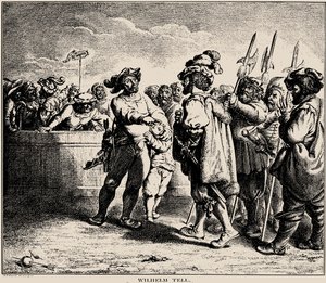 Guillermo Tell, 1781 de Daniel Nikolaus Chodowiecki