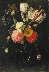 Flores en un jarrón de Daniel Seghers