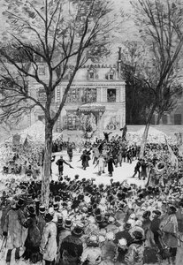 Celebración del 80º aniversario del nacimiento de Victor Hugo (1802-85) de 