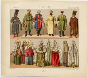 Vestimenta rusa, 1880