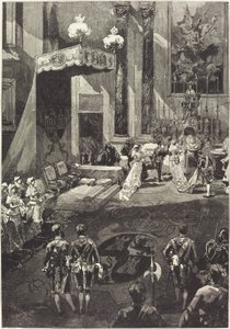 El nacimiento de una niña de Daniel Vierge