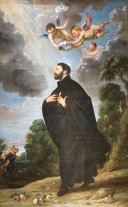 San Francisco Javier, retablo (óleo sobre lienzo) de Daniel & Wildens Jan (1586 1653) Seghers