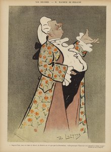 Maurice de Feraudy, compositor y actor francés. Ilustración para Le Rire