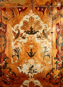 Papel tapiz dorado (cuero) de Daniel the Elder Marot