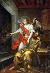 El sueño de San José por Daniele Crespi, c. 1620-1630