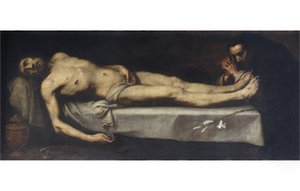 Cristo muerto y Santo Domingo de Guzmán