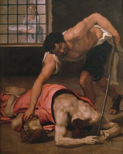 La decapitación de San Juan Bautista de Daniele da Volterra