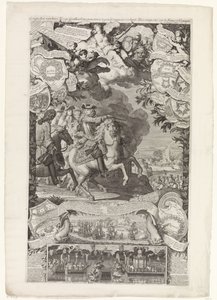 Victoria aliada sobre franceses y españoles, 1702 Las conquistas de sus Altos Aliados ganaron contra Vranckrijck y España en el año 1702 / Conquestes des hauts Alliez remportée sur la France et L