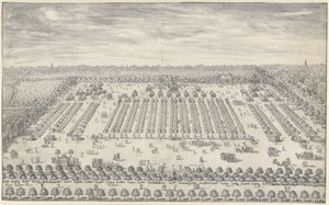 Campamento cerca de La Haya, 1742 de Daniël Marot (II)