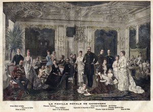 La Familia Real de Dinamarca de Danish School