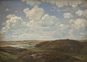 Un paisaje, Tørring, Jutlandia de Dankvart Dreyer