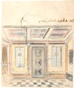Una sala del estilo del siglo XVII de Dankvart Dreyer