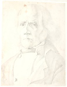 Un anciano con cabello largo
