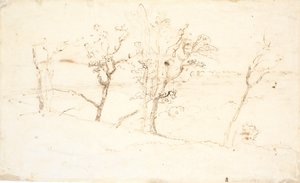 Paisaje de Jutlandia. Lagos entre colinas de Dankvart Dreyer