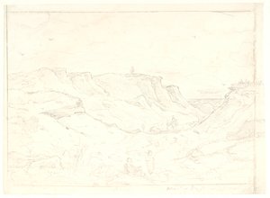 Paisaje de acantilados en Bovbjerg de Dankvart Dreyer