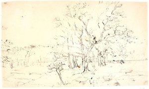 Paisaje con Árboles de Dankvart Dreyer