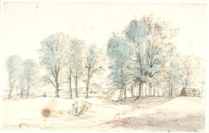 Paisaje en Fredensborg de Dankvart Dreyer