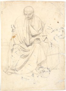 Estudio para una figura de apóstol o similar de Dankvart Dreyer