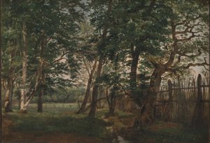 El parque de ciervos al norte de Copenhague