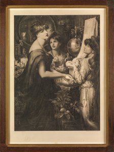 La Bella Mano de Dante Gabriel (after) Rossetti