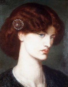 Beatrice, un retrato de Jane Morris de Dante Gabriel Charles Rossetti