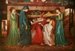 El sueño de Dante, 1871 de Dante Gabriel Charles Rossetti