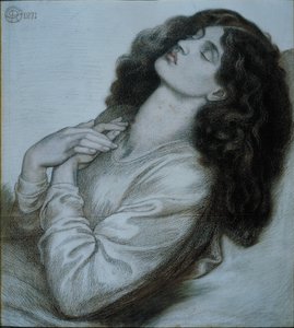 El sueño de Dante en el momento de la muerte de Beatriz de Dante Gabriel Charles Rossetti