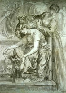 La canción de muerte de Desdémona de Dante Gabriel Charles Rossetti