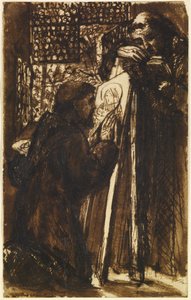 Pintura de Fra Angelico de Dante Gabriel Charles Rossetti