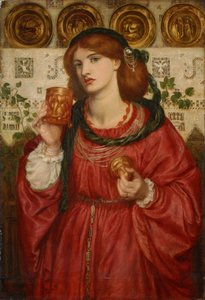 Turco y cosaco - Pintura de Horace Vernet (1789-1863), óleo sobre lienzo de Dante Gabriel Charles Rossetti