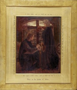 María en la Casa de San Juan de Dante Gabriel Charles Rossetti