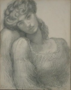 Sra. Morris (1839-1914) de Dante Gabriel Charles Rossetti