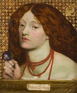 Regina Cordium (Reina de Corazones) de Dante Gabriel Charles Rossetti