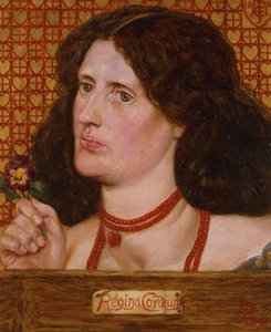 Regina Cordium - Retrato de Ellen Heaton, 1861 de Dante Gabriel Charles Rossetti