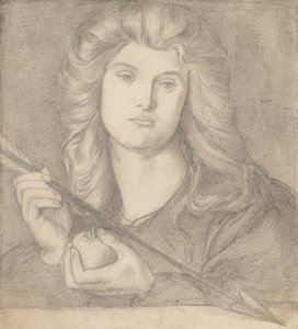 Estudio para Venus Verticordia de Dante Gabriel Charles Rossetti