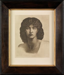 Estudio de Jane Morris para Astarte Syriaca de Dante Gabriel Charles Rossetti