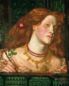 La bella Rosamunda de Dante Gabriel Rossetti